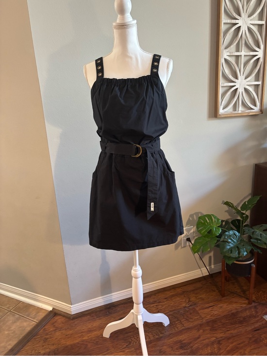 Converse All Stars Dresses & Skirts - Sleeveless Black Mini Dress with Belt